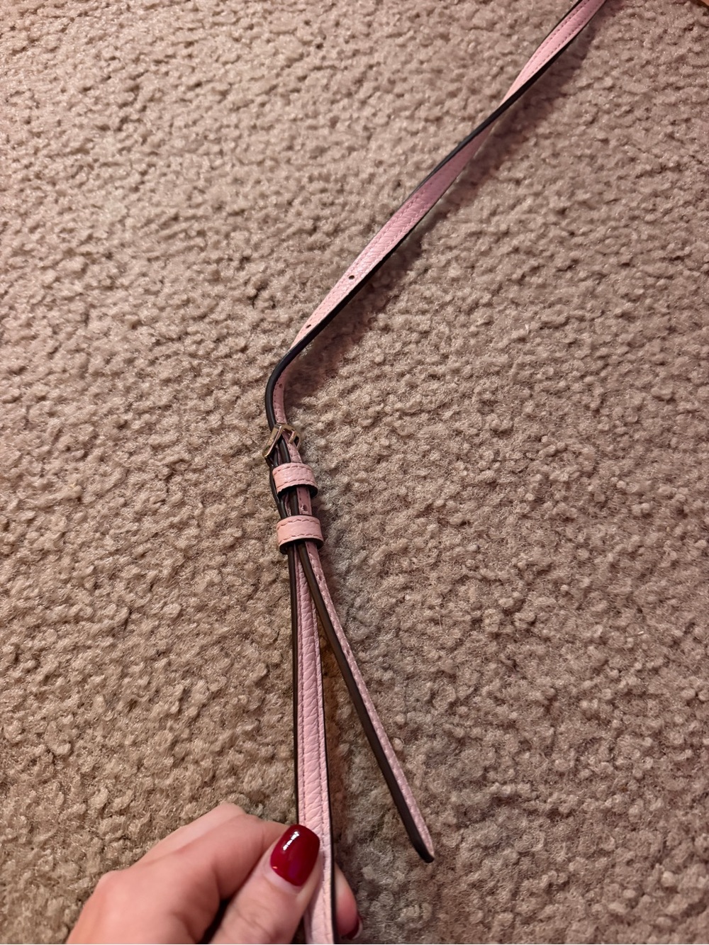kate spade Light Pink Leather Crossbody Bag with Adjustable Strap - Picture 3 of 8